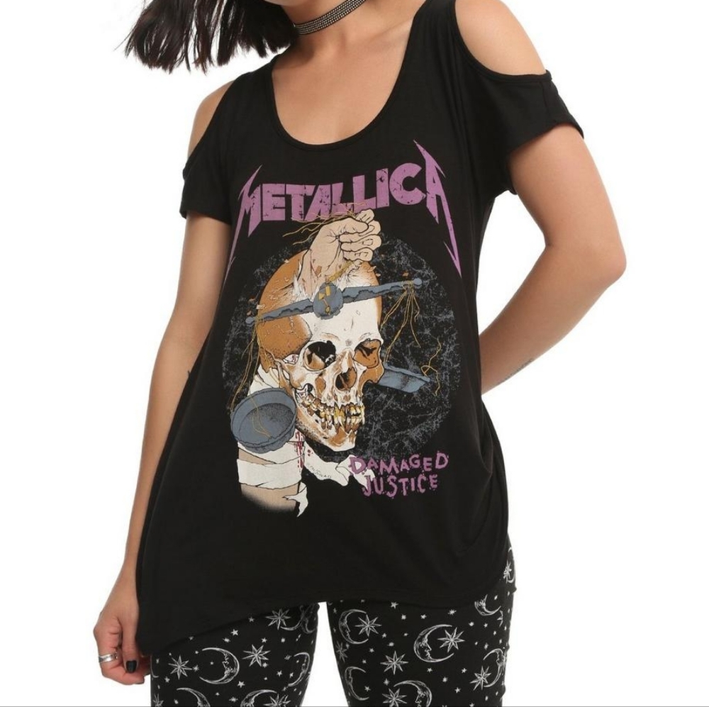 Metallica Cold Shoulder shirt